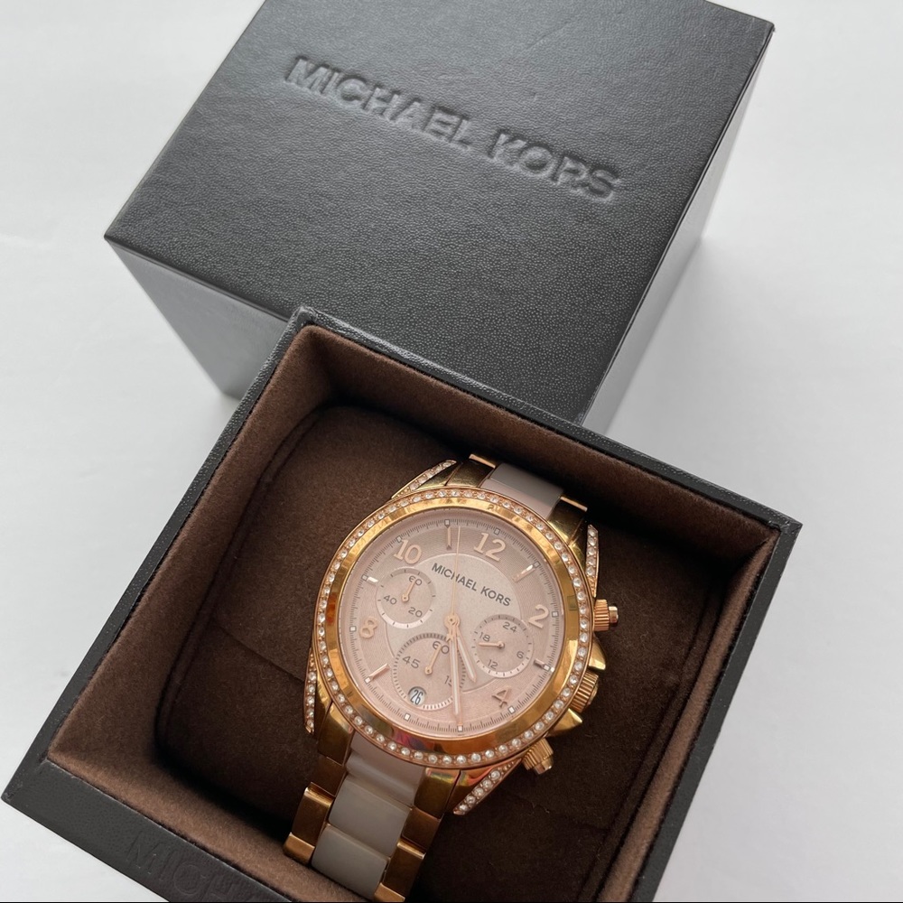 MICHAEL KORS Ritz Chronograph Rose Gold watch